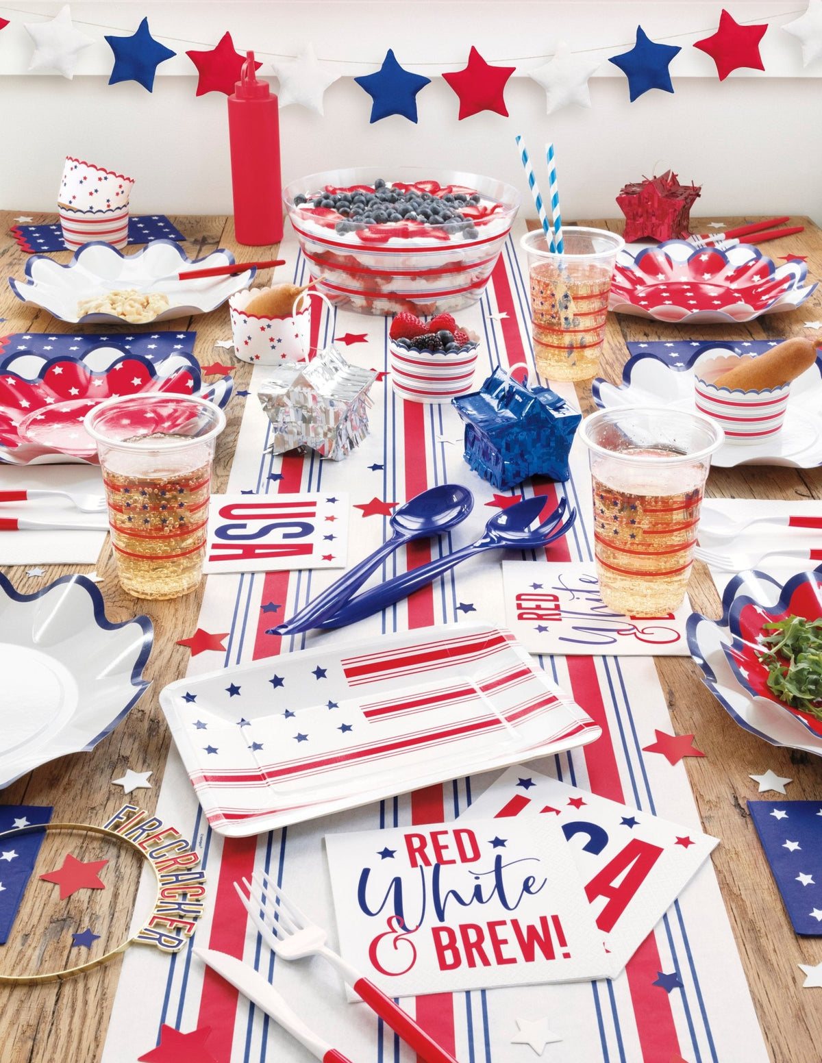 Americana Paper Treat Cups 16ct - Stesha Party