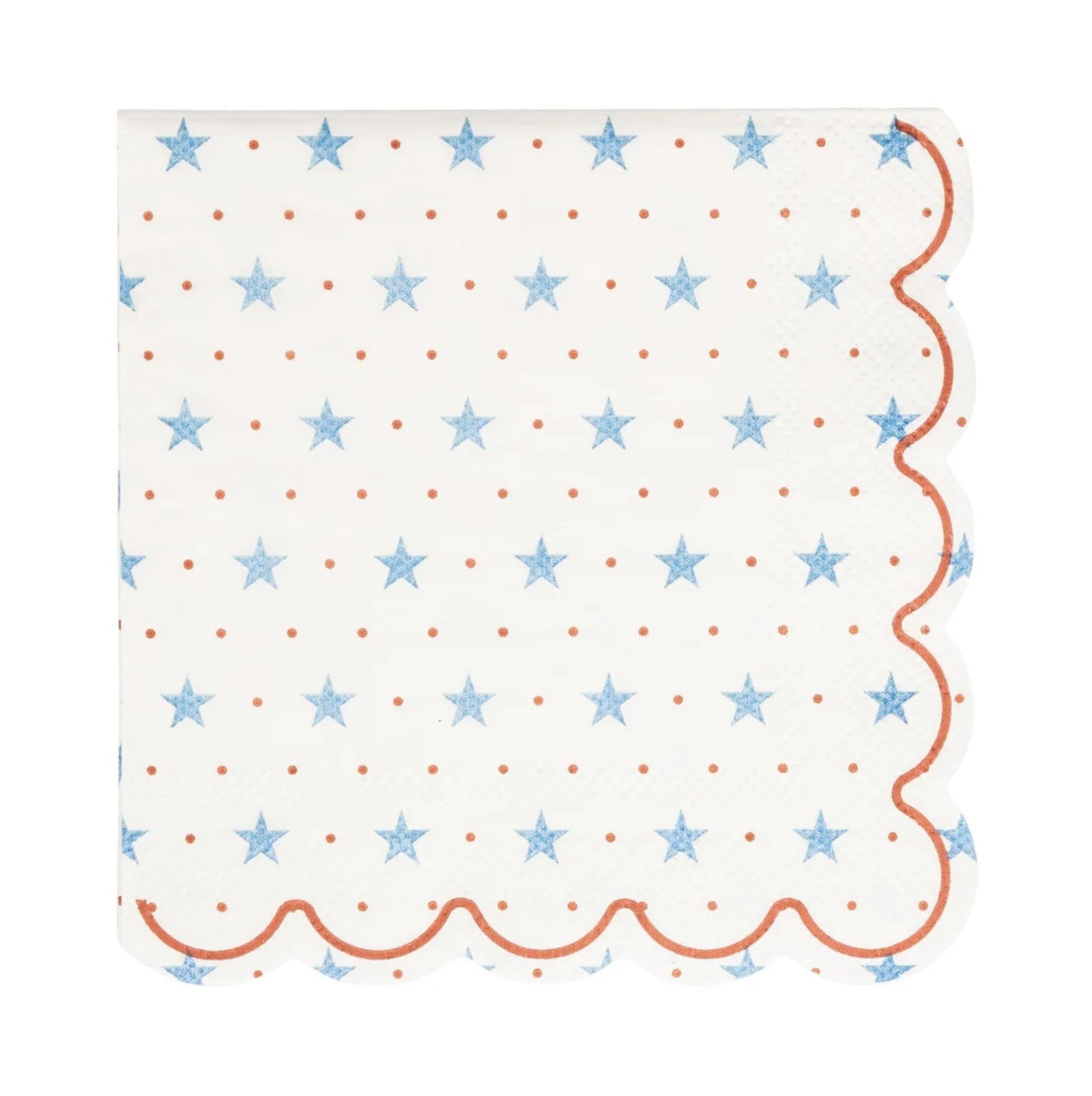 Americana Star Cocktail Napkins 24ct - Stesha Party