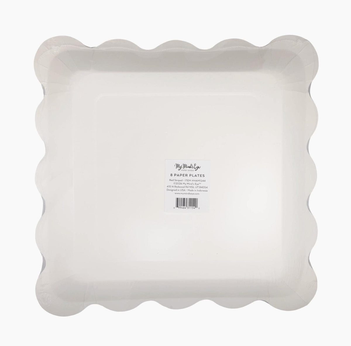 Americana Striped Plates 8ct - Stesha Party