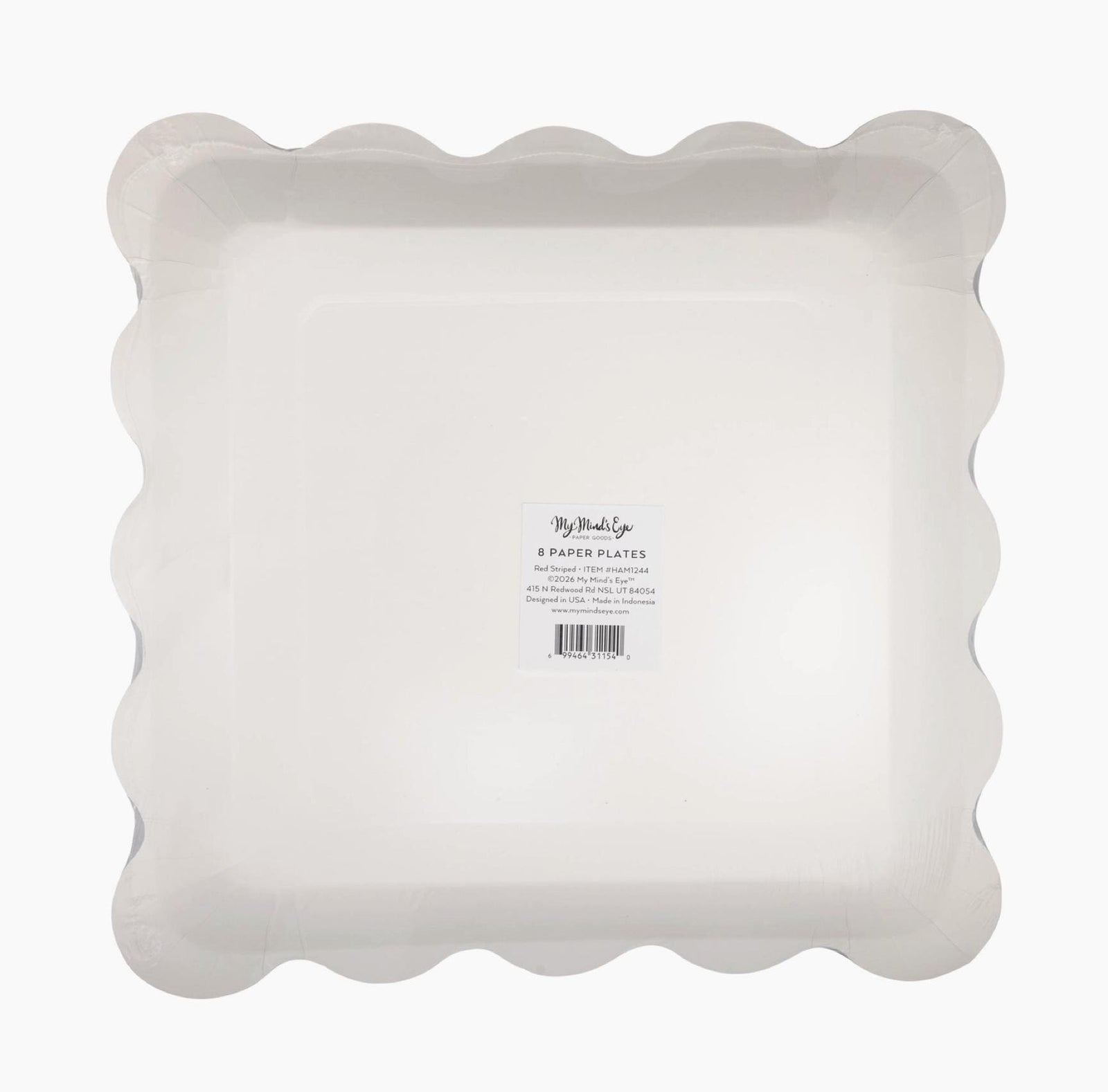 Americana Striped Plates 8ct - Stesha Party