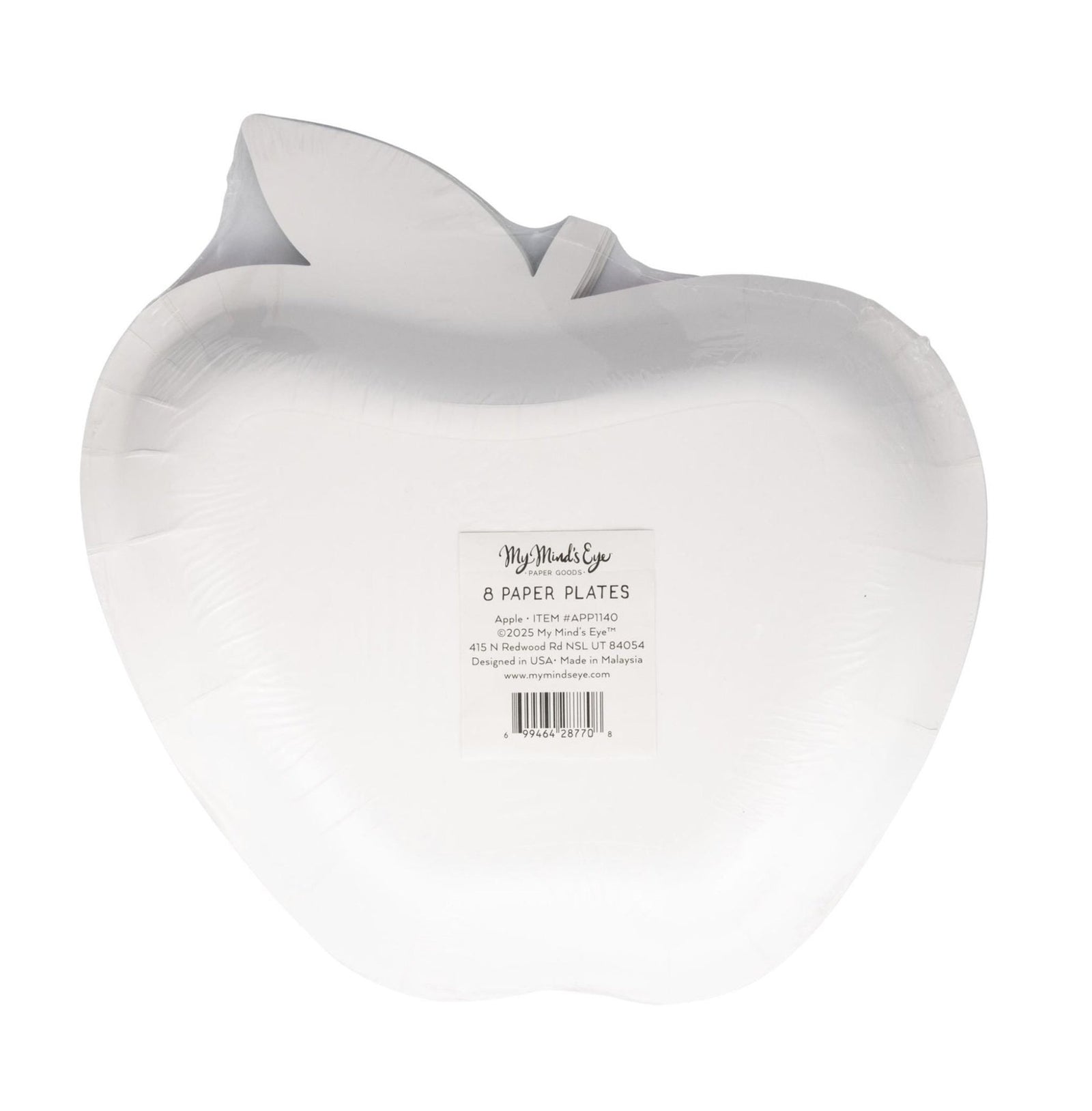 Apple Shaped Paper Plates - Stesha Party