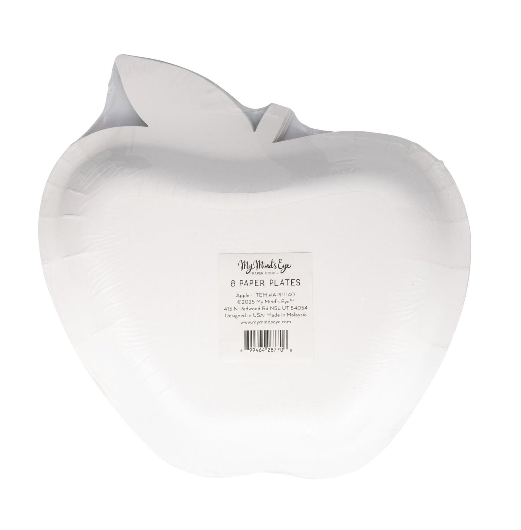 Apple Shaped Paper Plates - Stesha Party