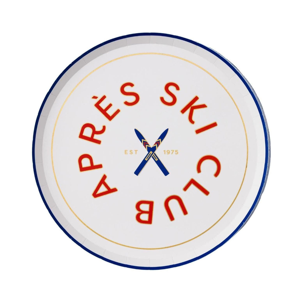 Après Ski Plates 8ct - Stesha Party