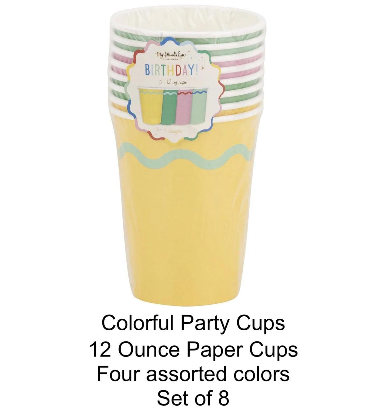 Artist Party Cups 12ct - Stesha Party