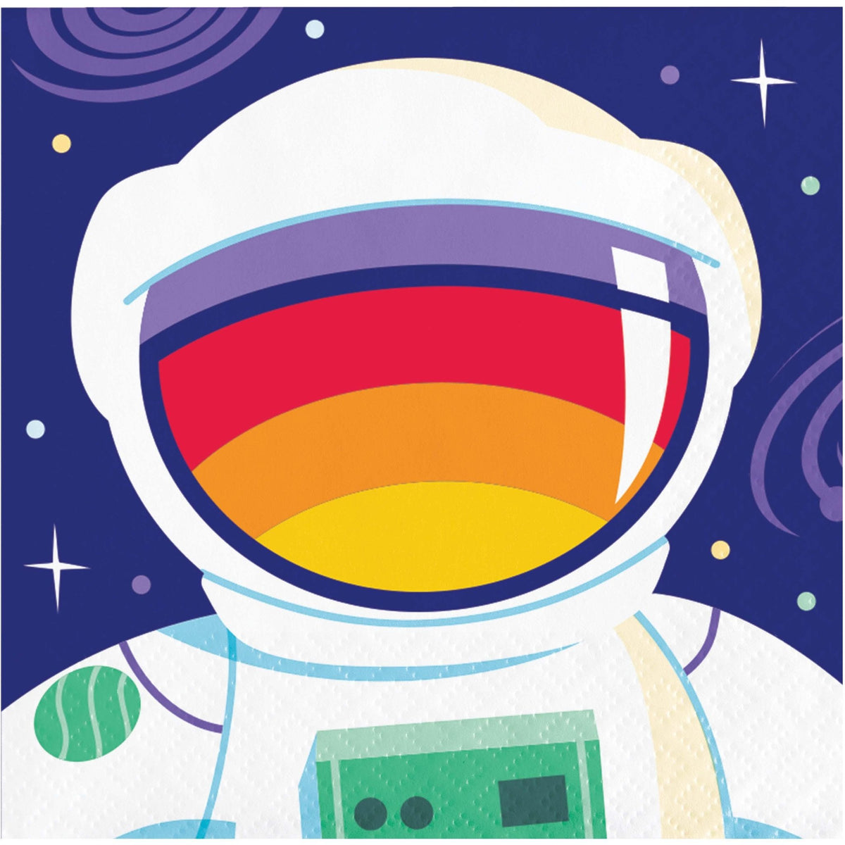 Astronaut Party Beverage Napkins 16ct - Stesha Party