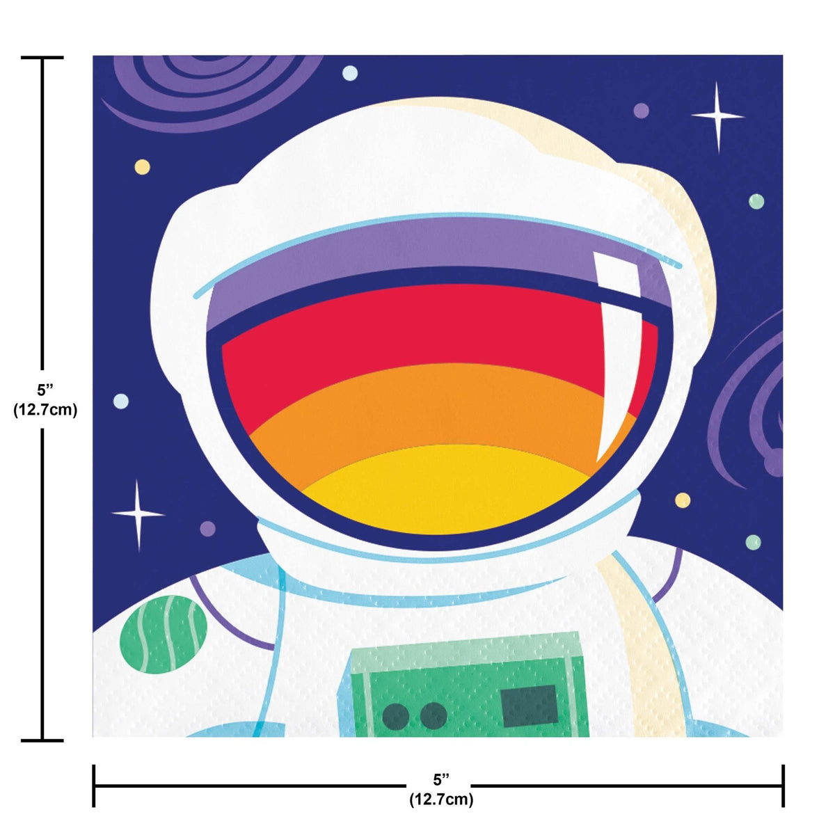 Astronaut Party Beverage Napkins 16ct - Stesha Party