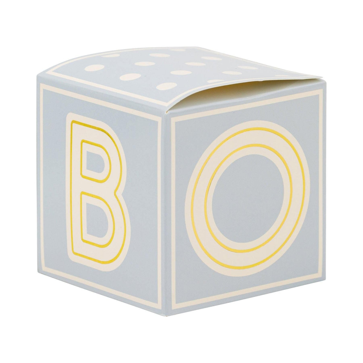 Baby Boy Blocks Treat Boxes 8ct - Stesha Party