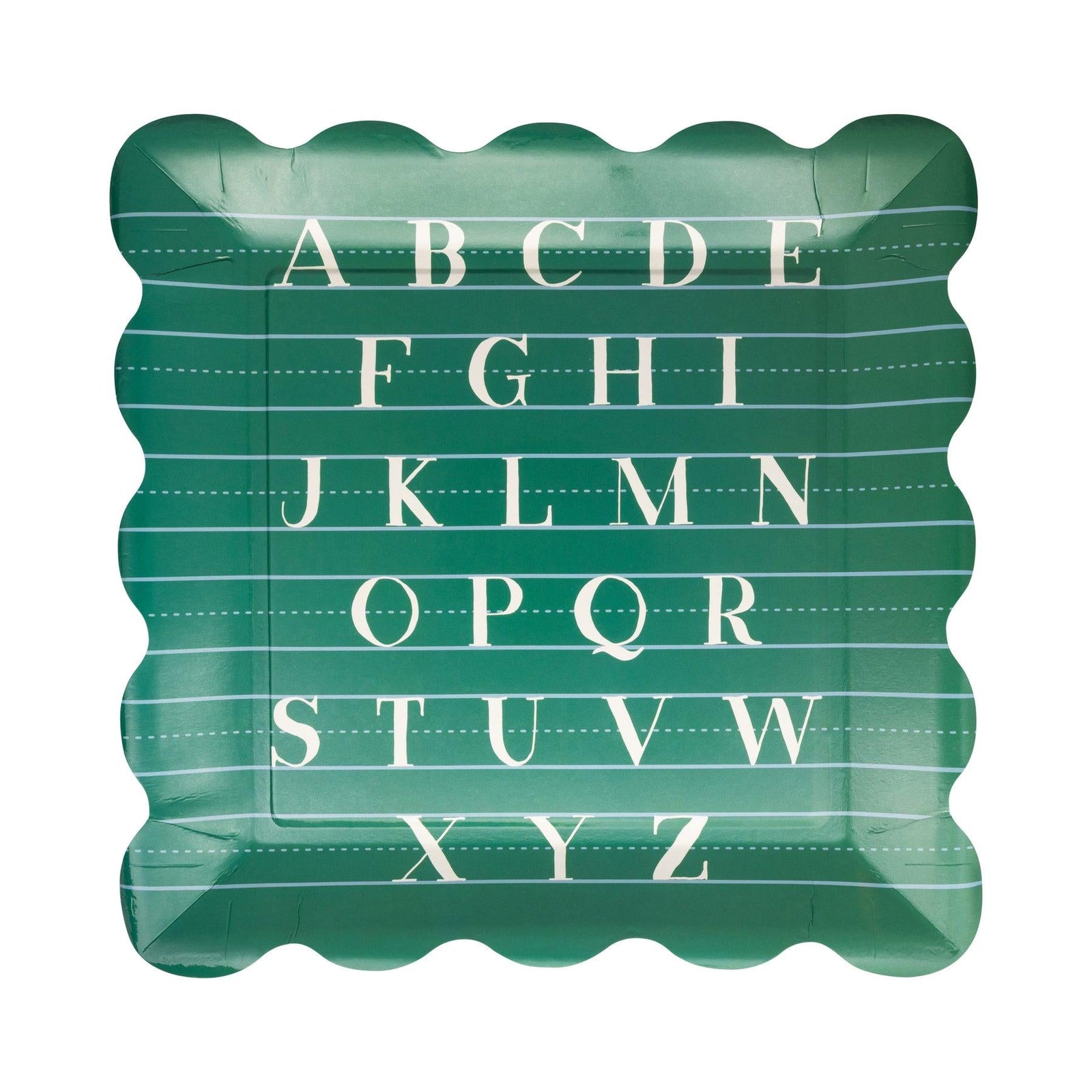 Back to School Alphabet Plates 8ct - Stesha Party