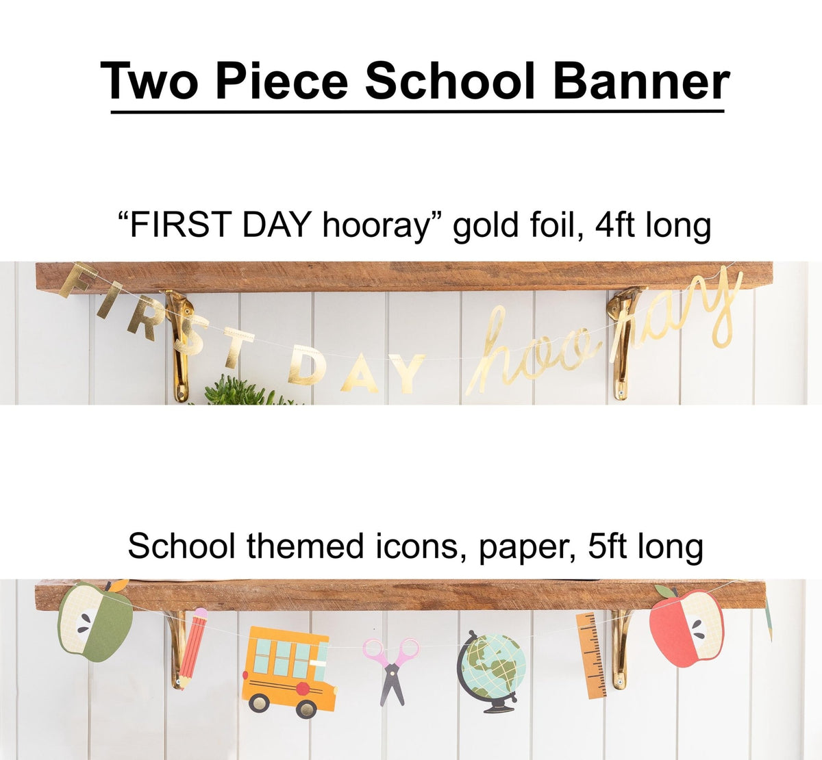 Back to School Banner Set - Stesha Party