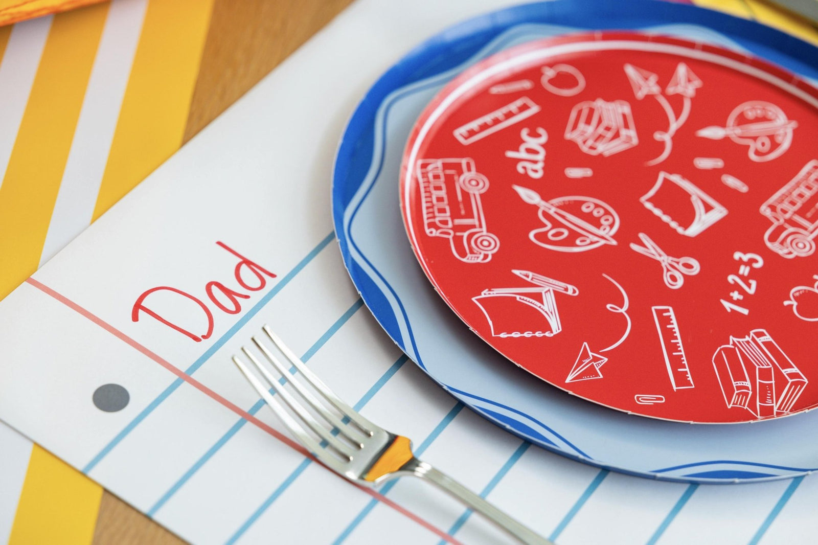 Back to School Cake Plates - Stesha Party