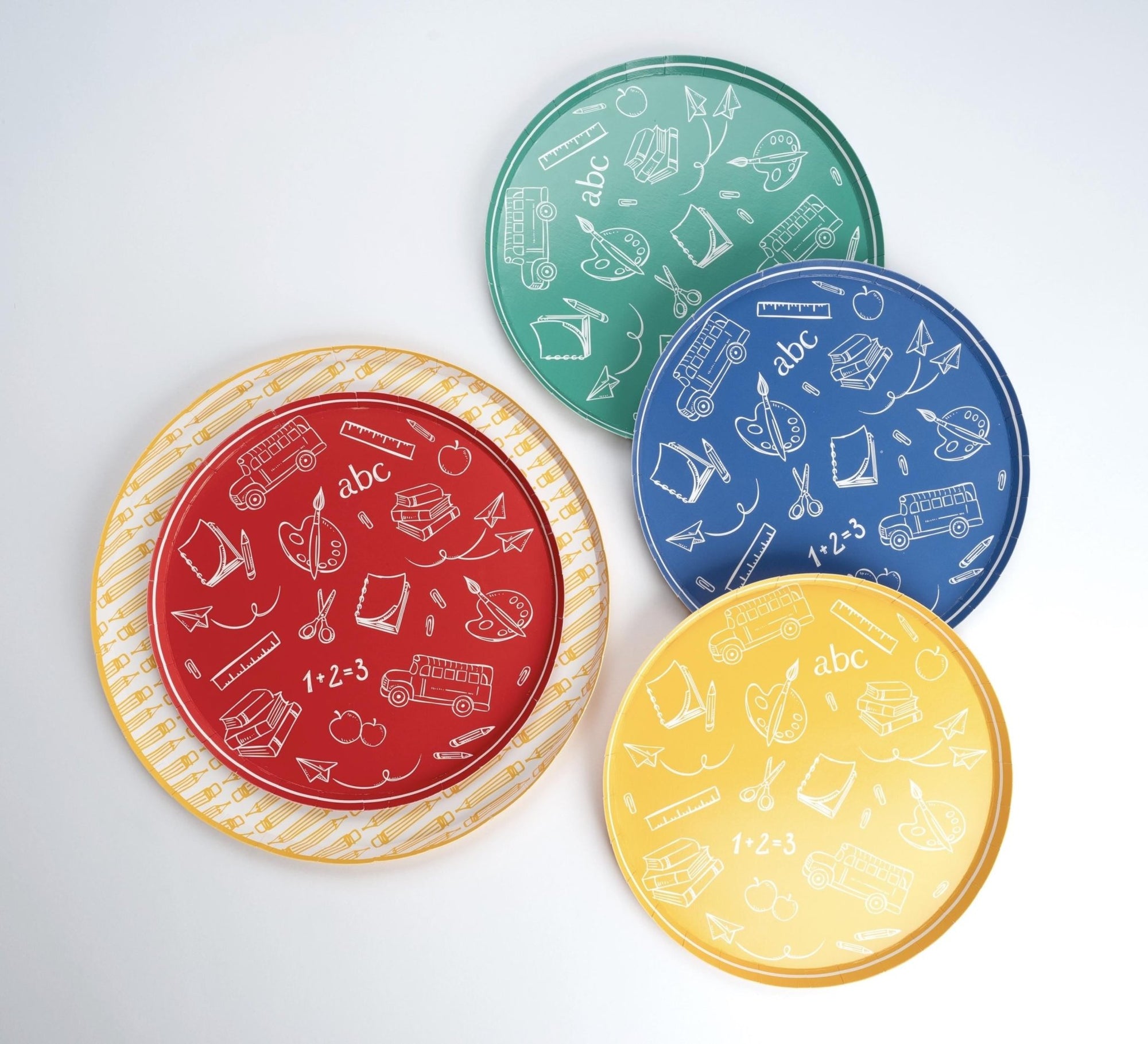 Back to School Cake Plates - Stesha Party