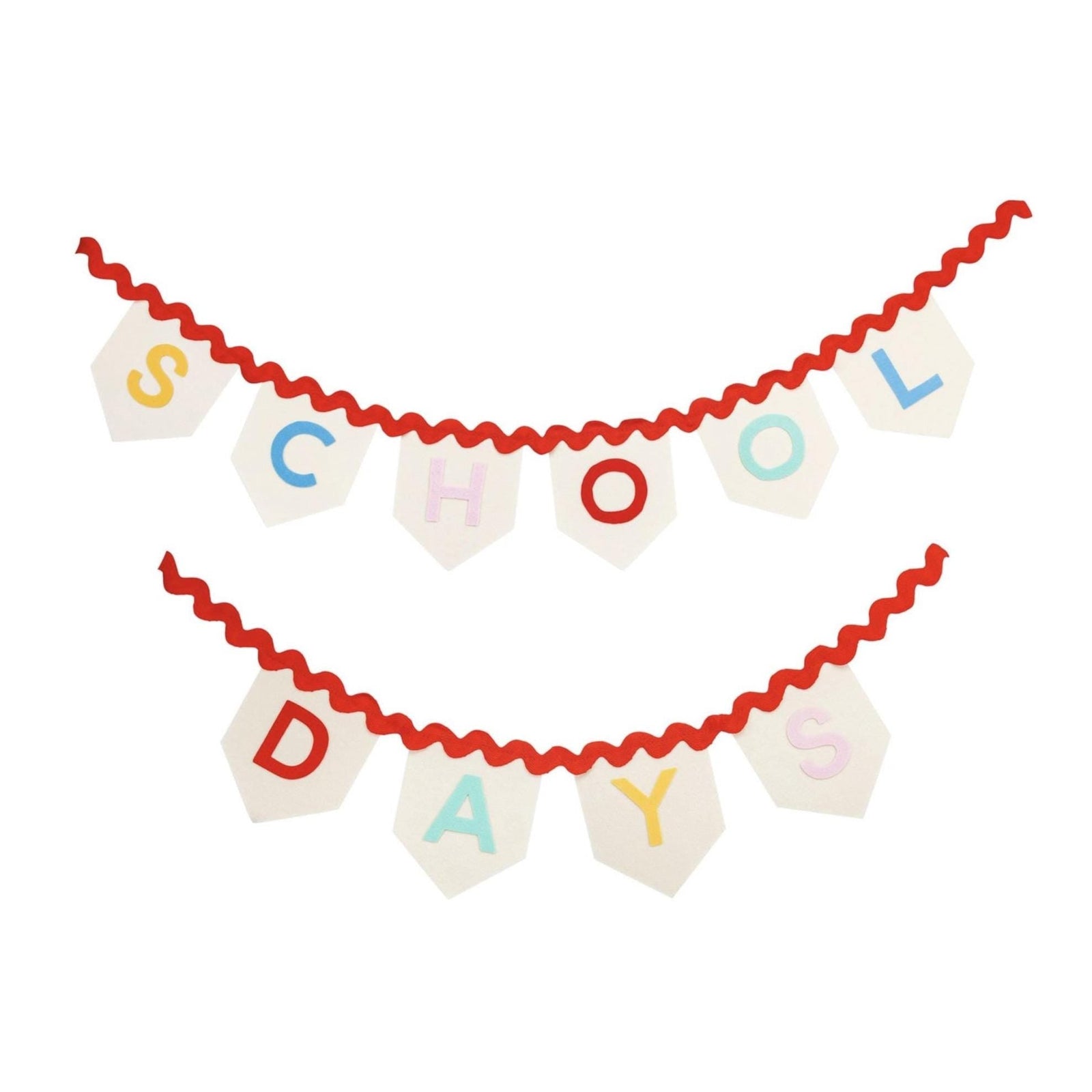 Back to School Felt Banner Set - Stesha Party