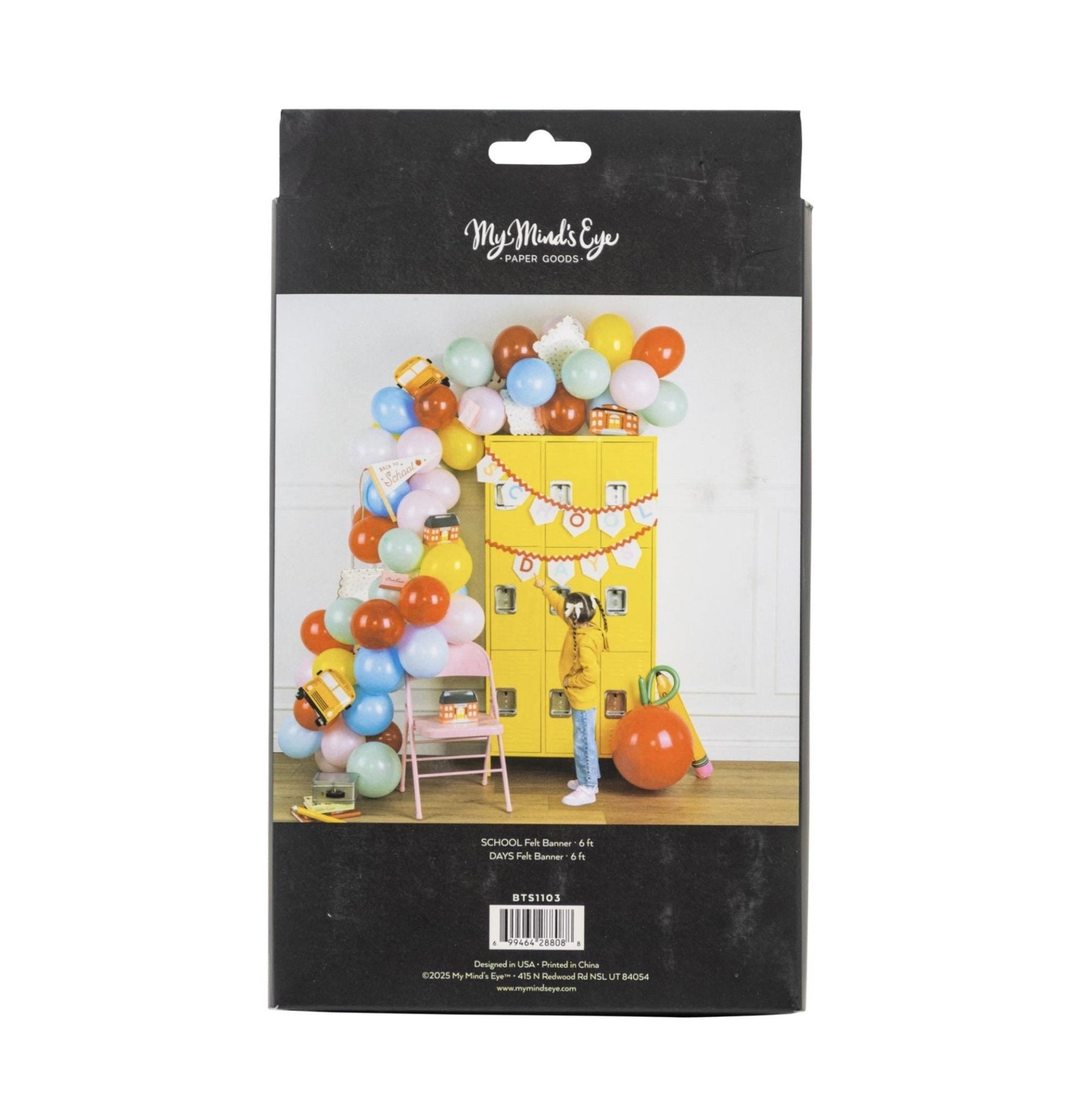 Back to School Felt Banner Set - Stesha Party