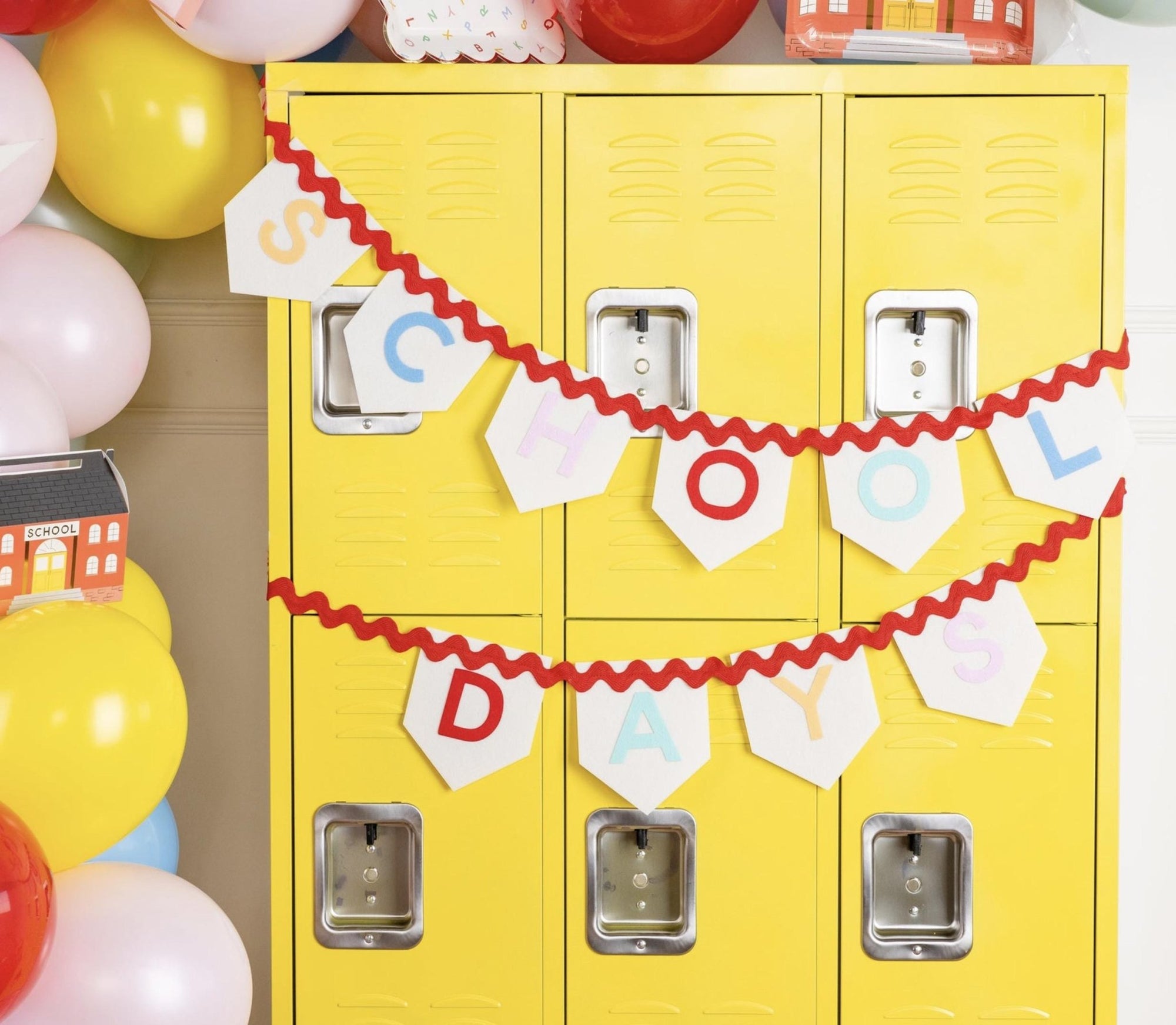 Back to School Felt Banner Set - Stesha Party