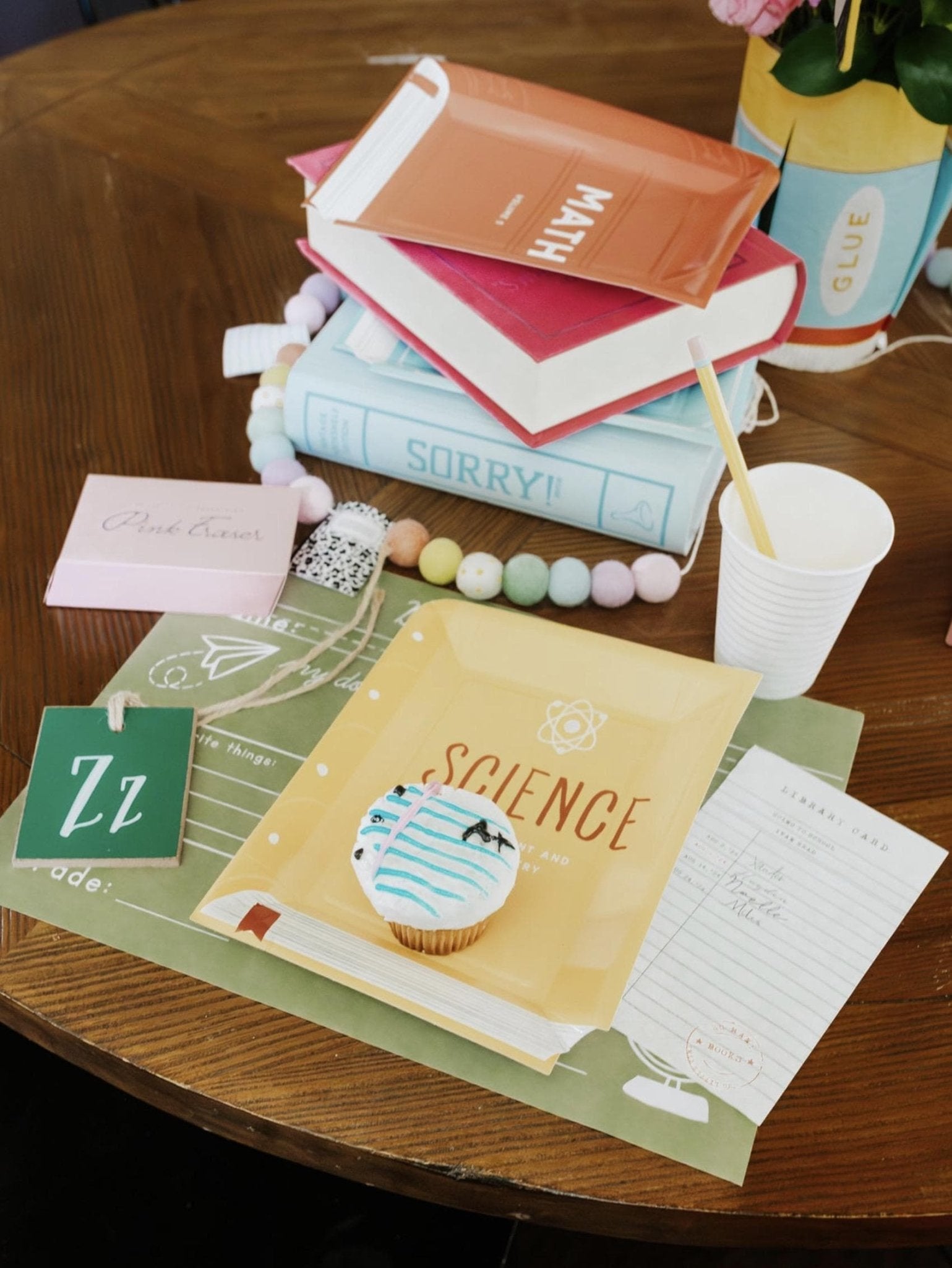 Back to School Paper Cups - Stesha Party