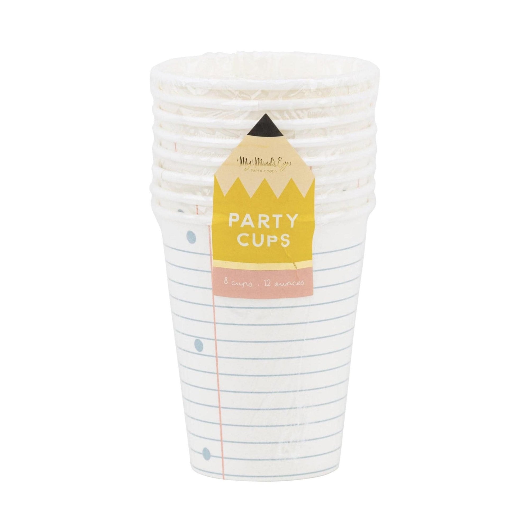 Back to School Paper Cups - Stesha Party
