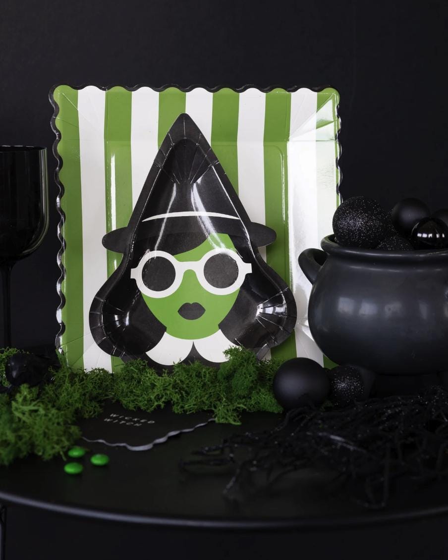 Bad Witch Plates 8ct - Stesha Party