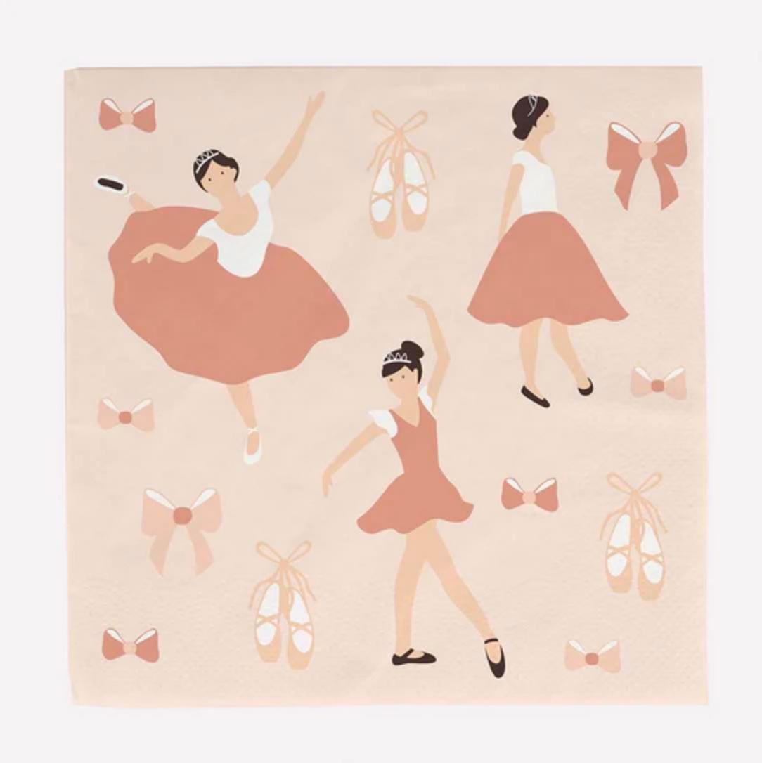 Ballerina Napkins 20ct - Stesha Party
