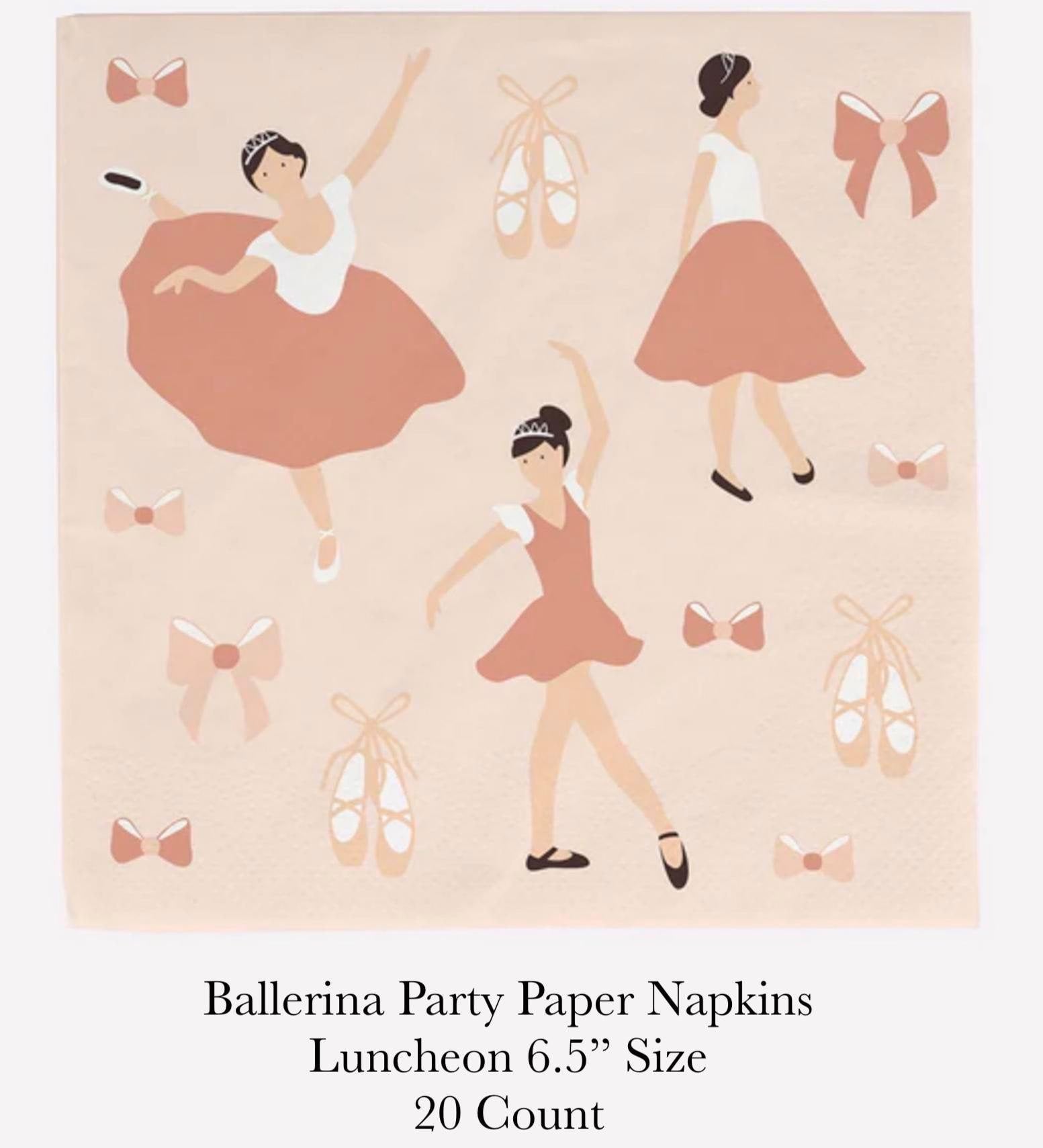 Ballerina Napkins 20ct - Stesha Party