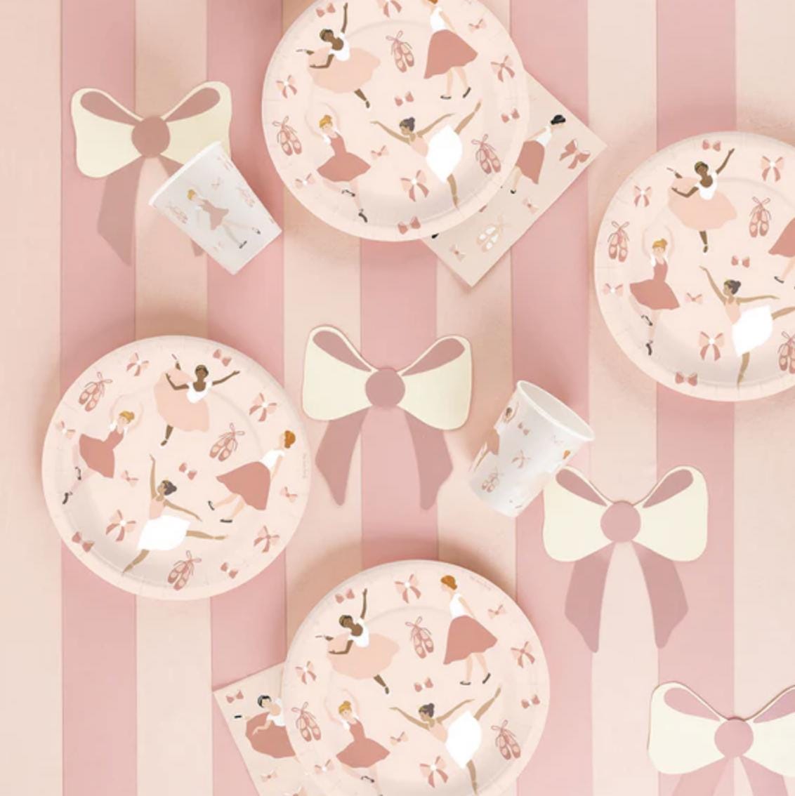 Ballerina Paper Cups 8ct - Stesha Party