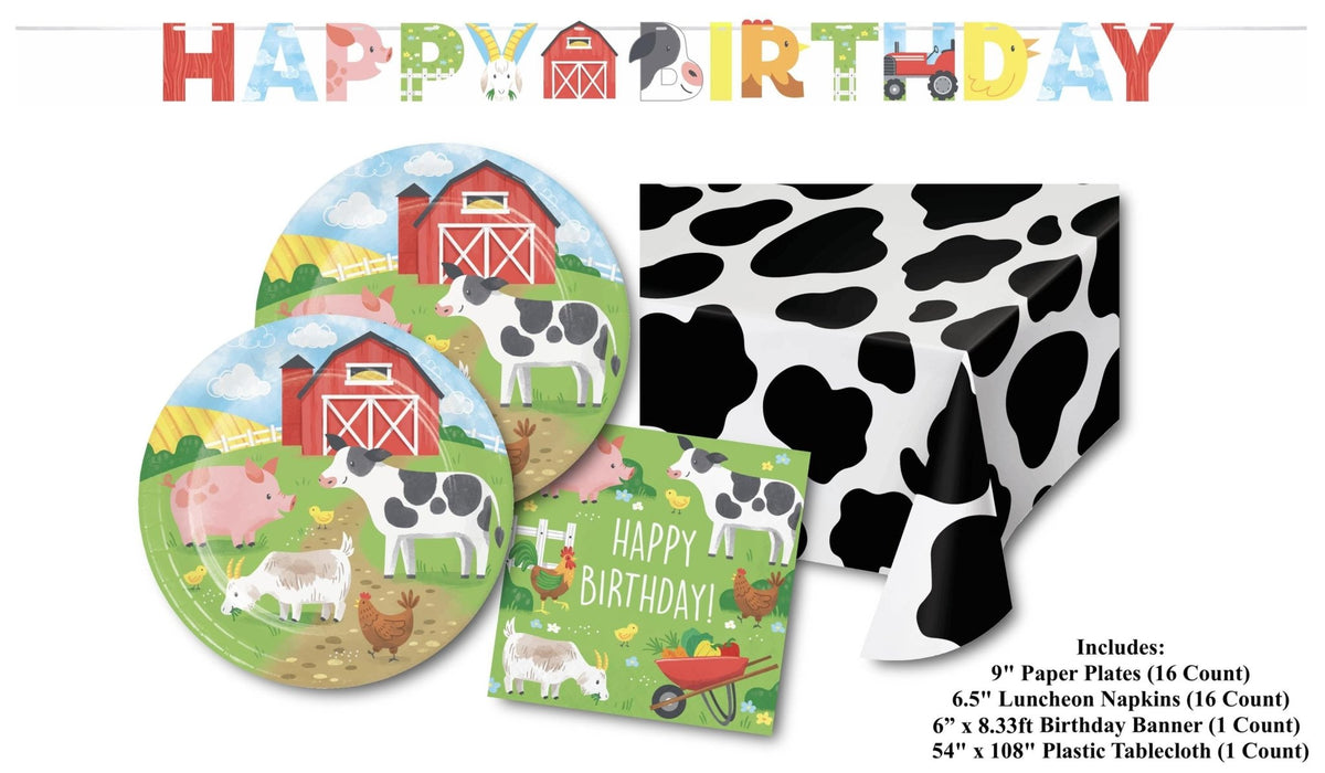 Barnyard Birthday Supplies - Stesha Party