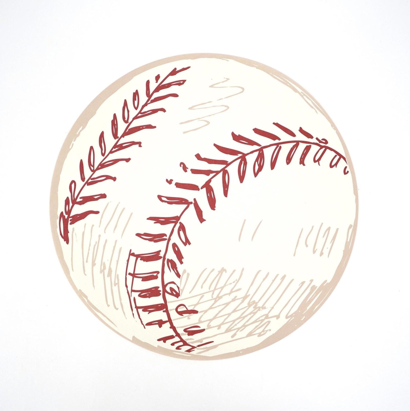 Baseball Placemat 12ct - Stesha Party