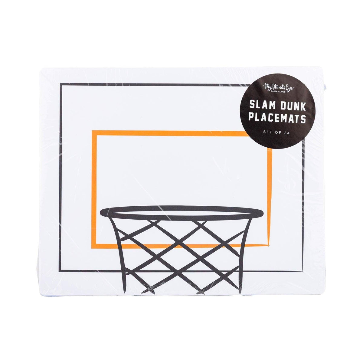 Basketball Backboard Placemats 12ct - Stesha Party