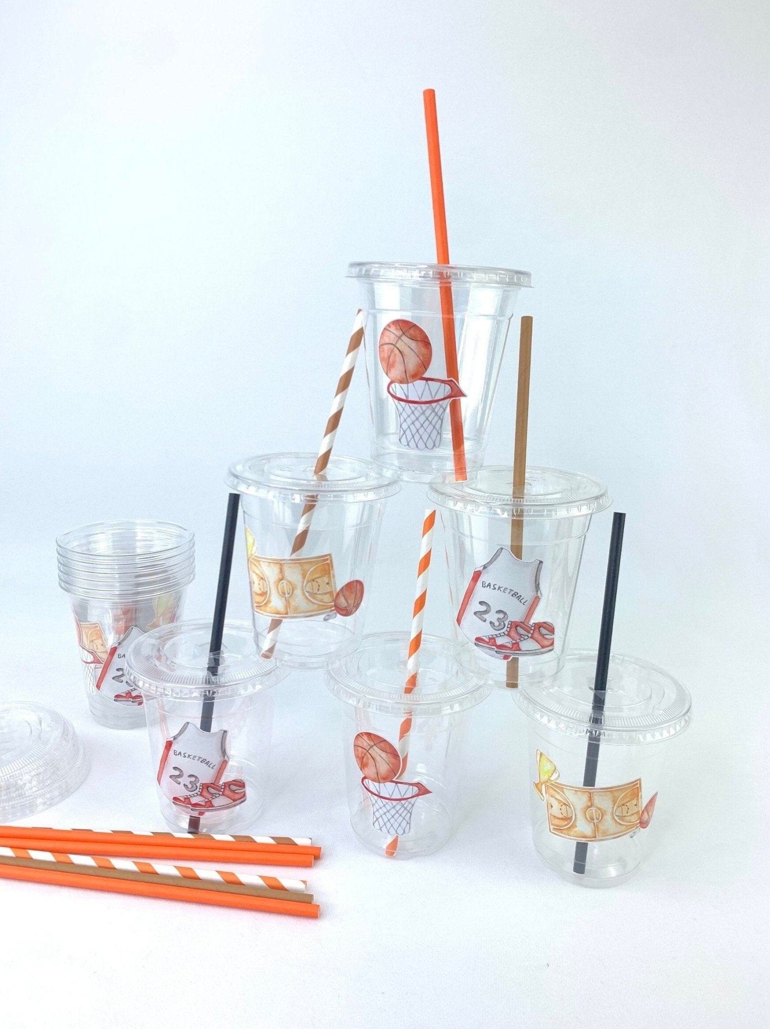 Basketball Party Cups - Stesha Party