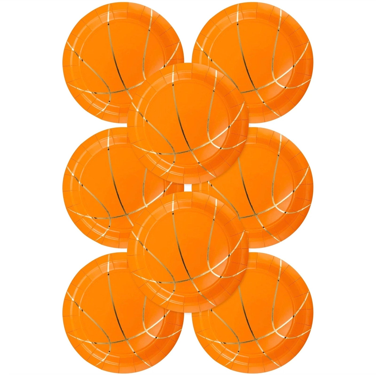 Basketball Party Paper Plates - Stesha Party