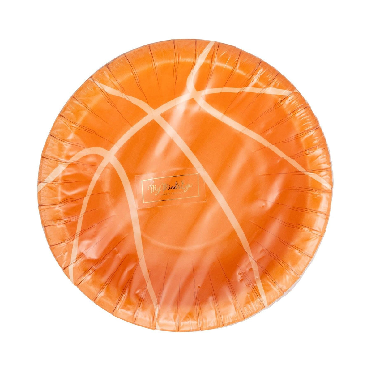Basketball Shaped Paper Bowls 8ct - Stesha Party