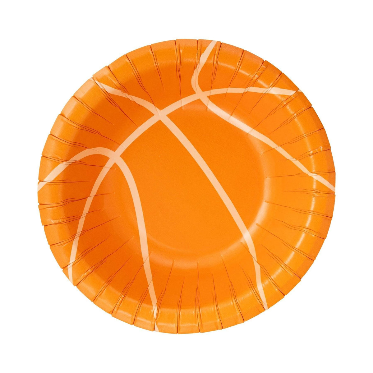 Basketball Shaped Paper Bowls 8ct - Stesha Party