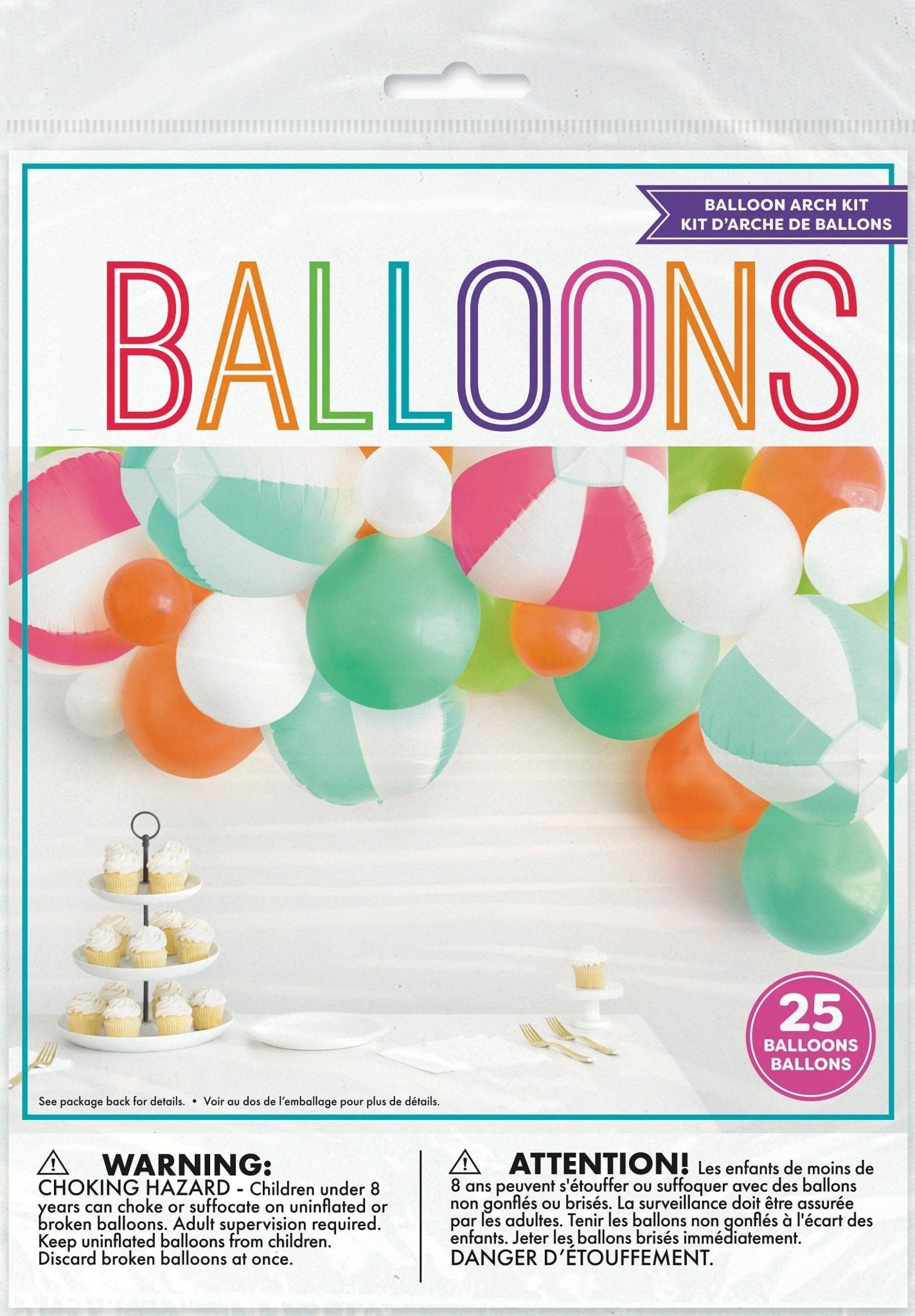 Beach Ball Balloon Banner - Stesha Party