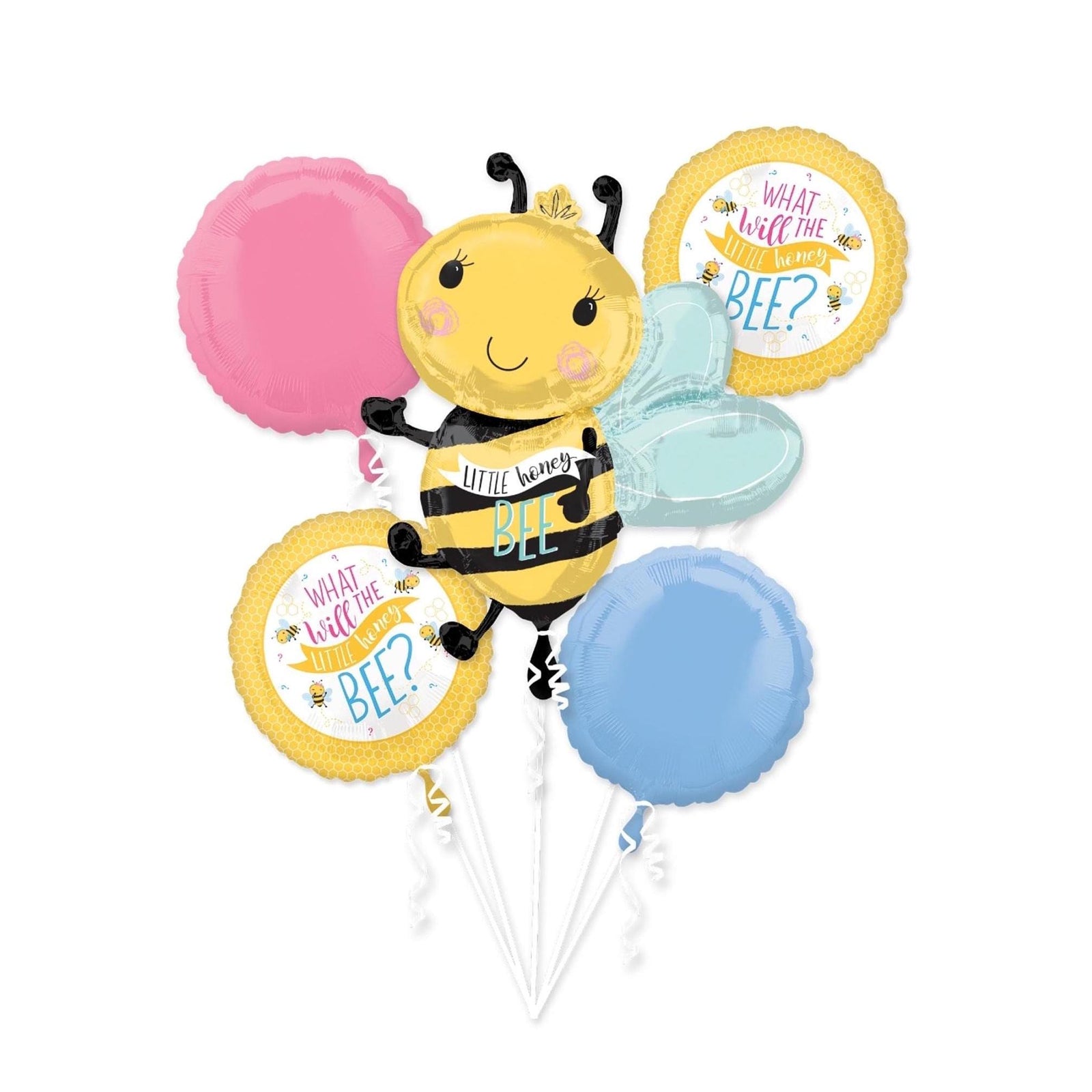 Bee Gender Reveal Balloon Bouquet - Stesha Party