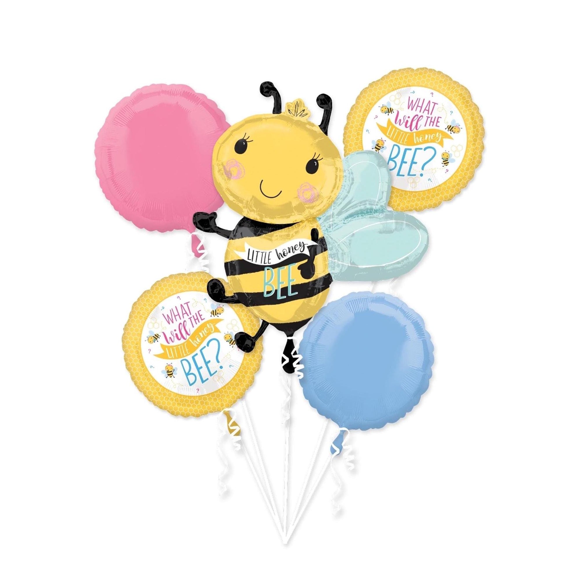 Bee Gender Reveal Balloon Bouquet - Stesha Party