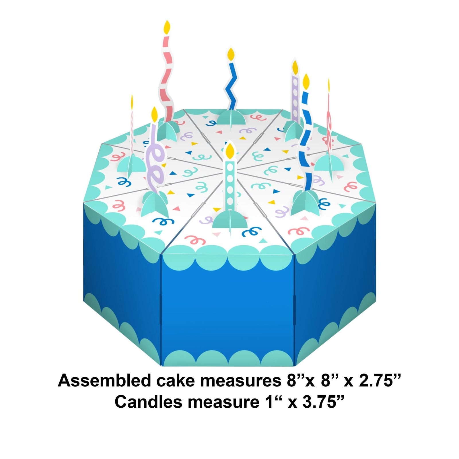Birthday Cake Favor Box Centerpiece - Stesha Party