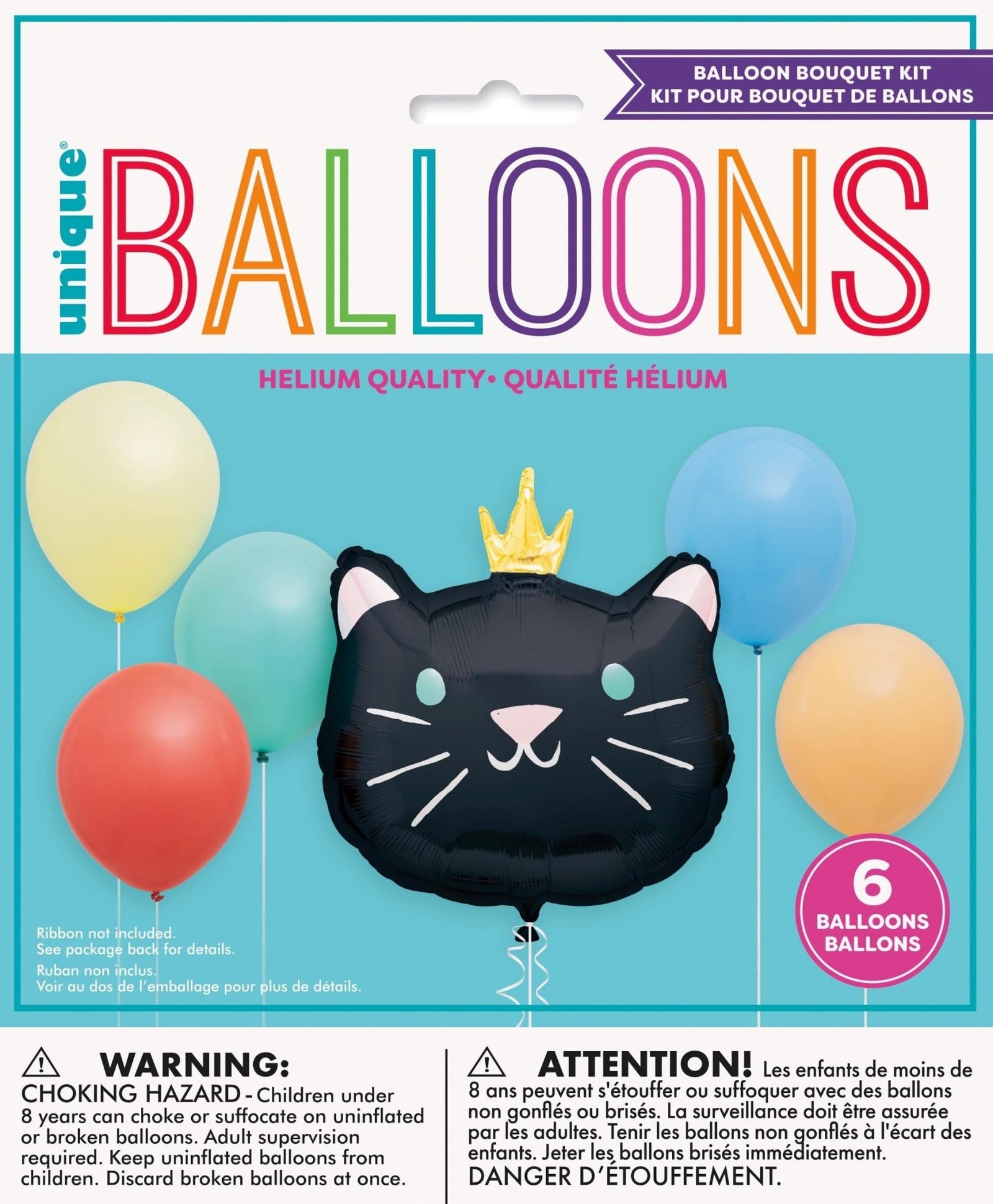 Black Cat Balloon Bouquet - Stesha Party