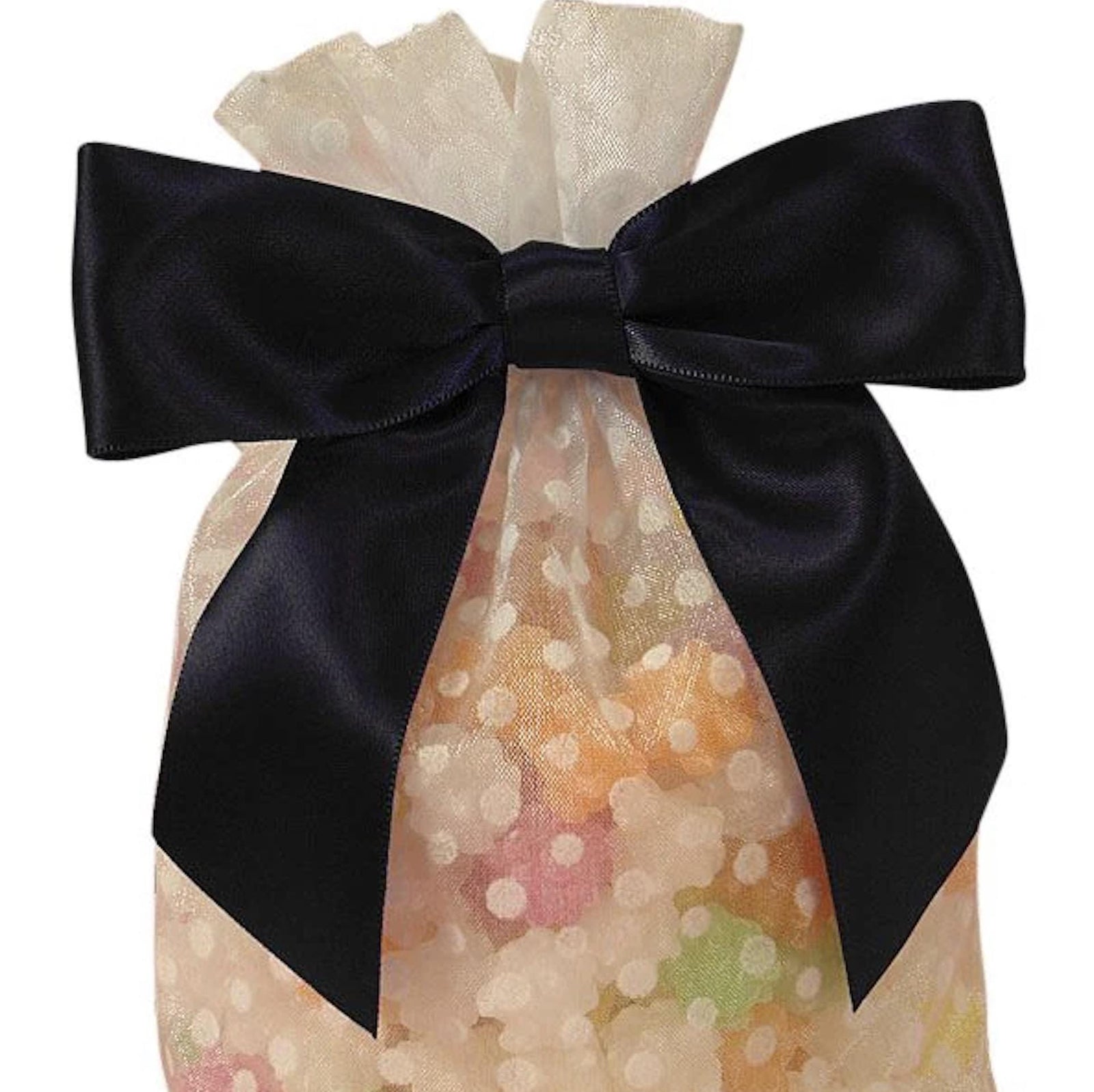 Black Satin Pre - Tied Bows 12ct - Stesha Party