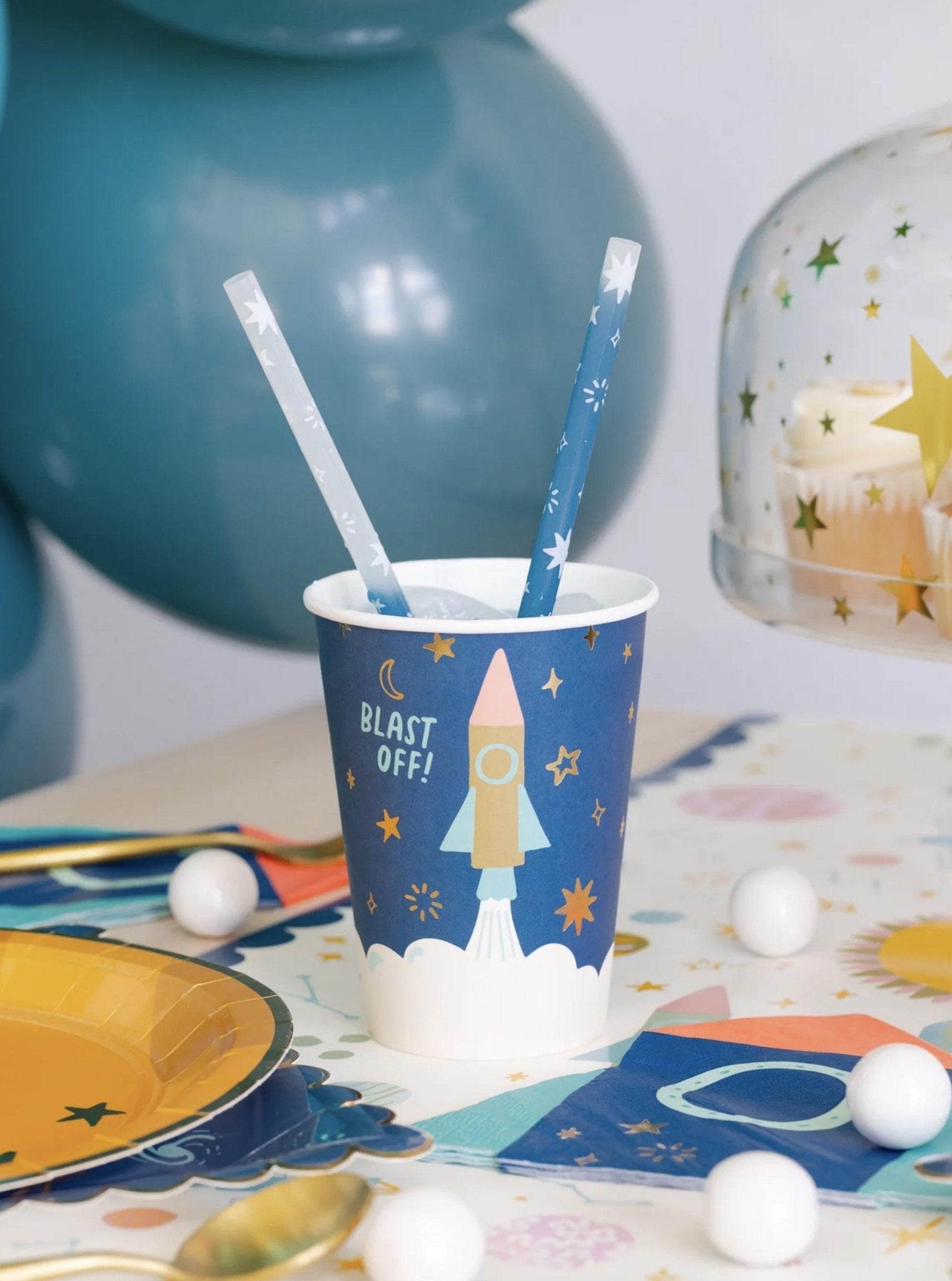 Blast Off Party Cups - Stesha Party