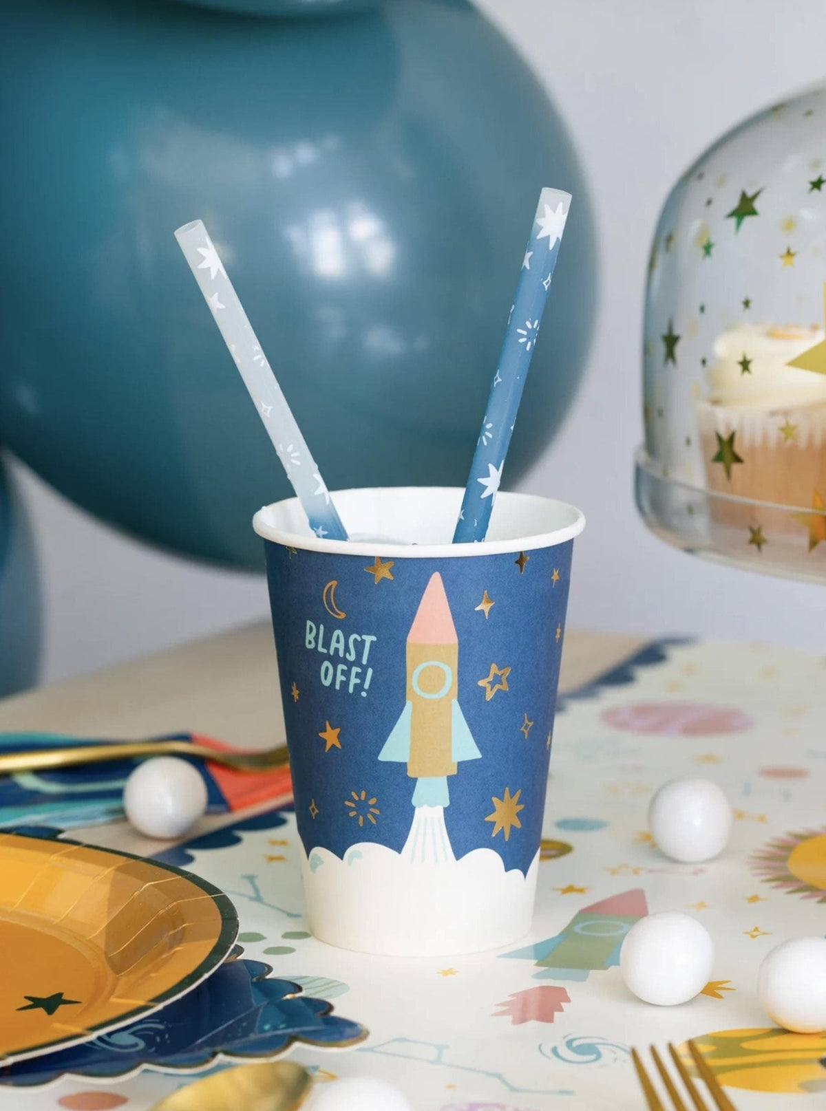 Blast Off Party Cups - Stesha Party