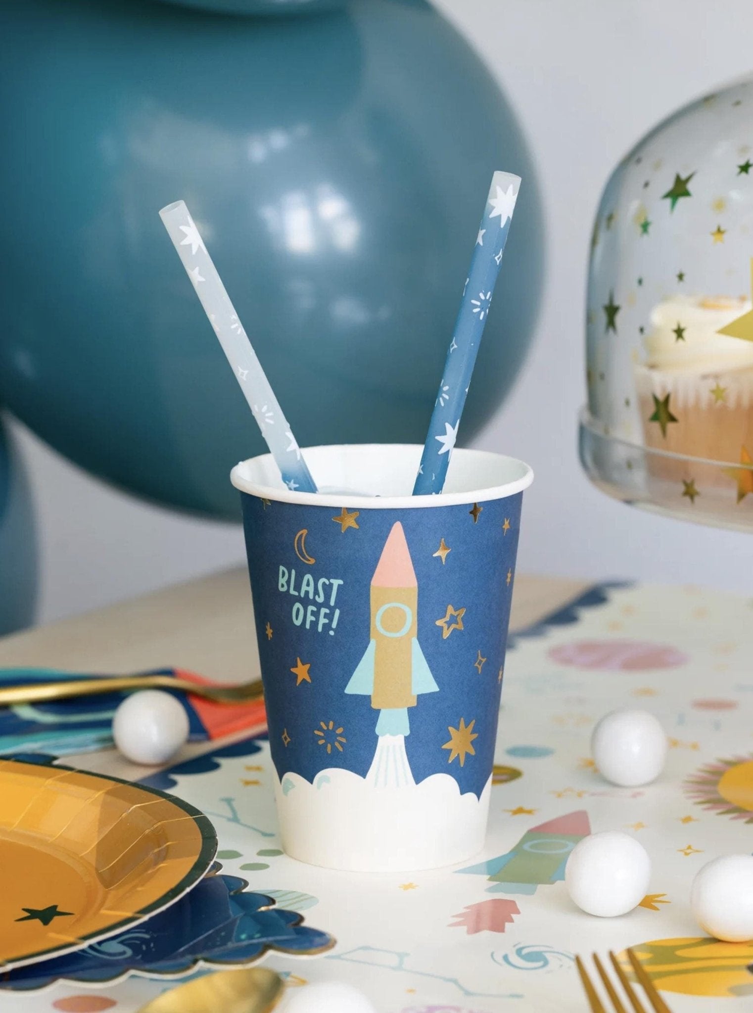 Blast Off Party Cups - Stesha Party