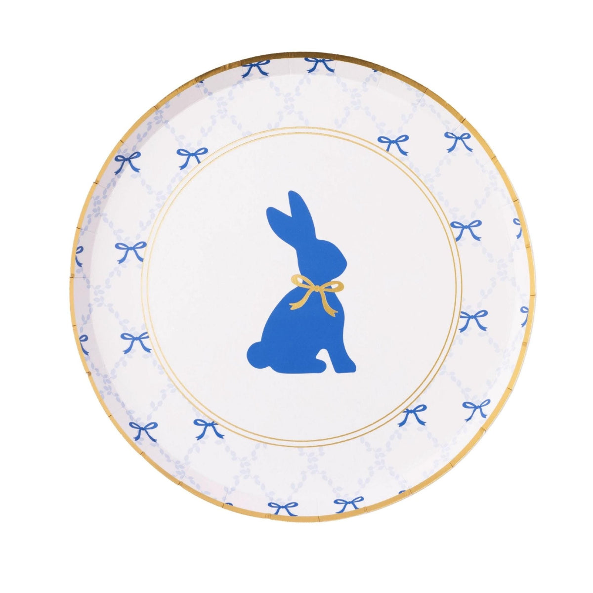 Blue Bunny Party Plates 8ct - Stesha Party