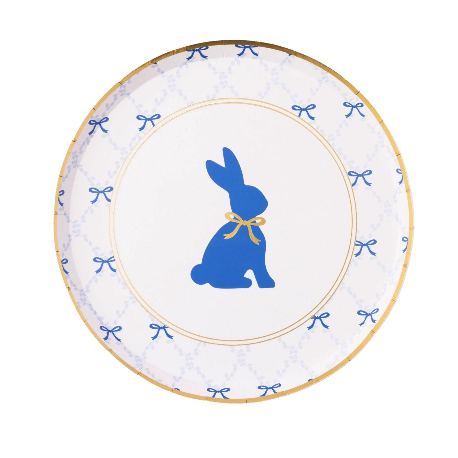 Blue Bunny Party Plates 8ct - Stesha Party