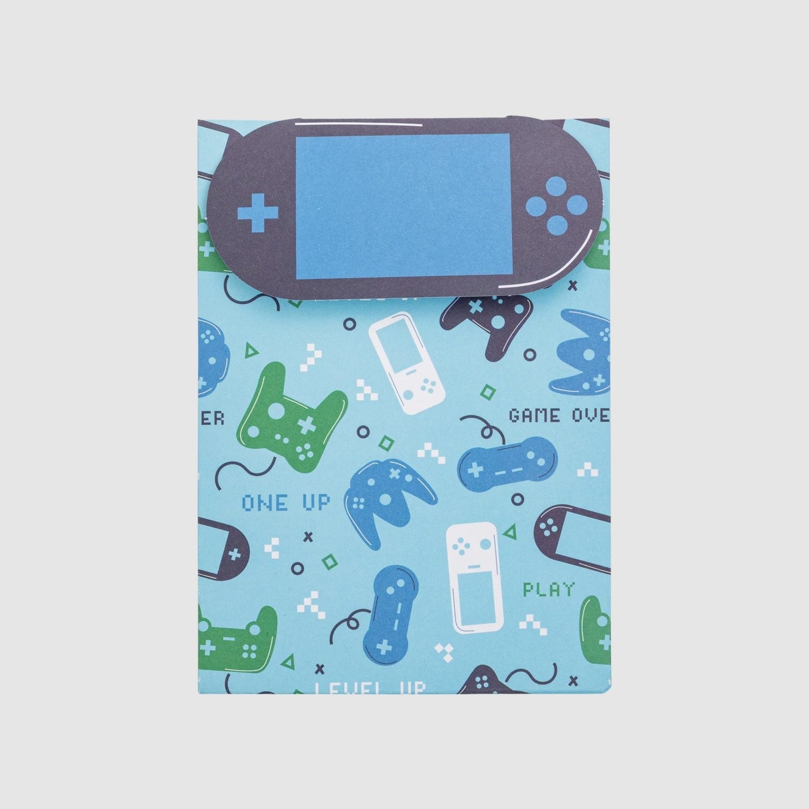 Blue & Green Video Gamer Favor Bags 12ct - Stesha Party