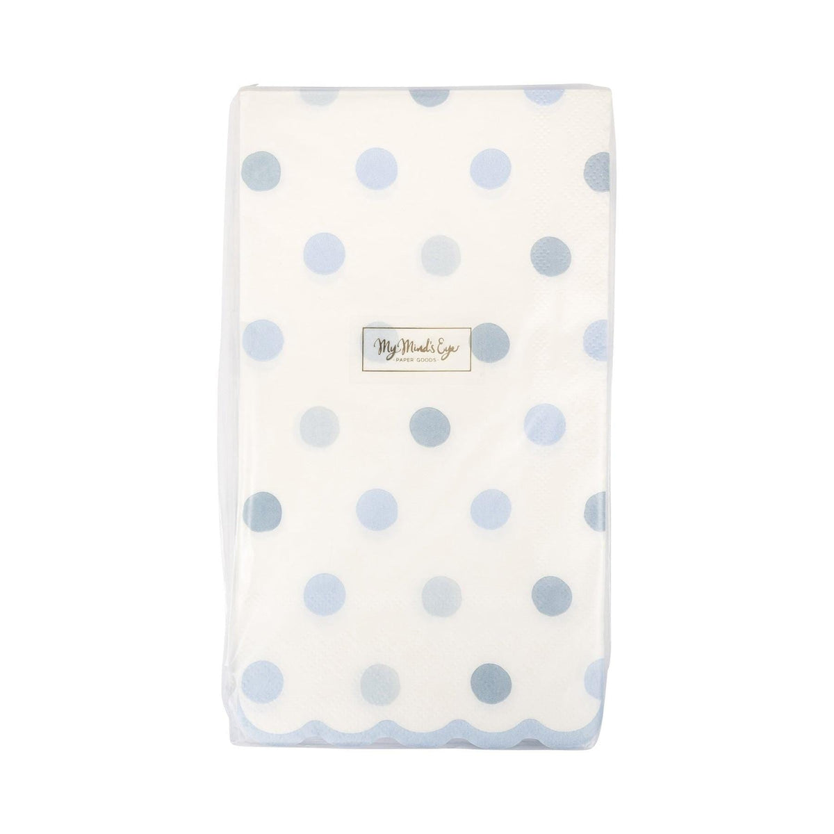 Blue Polka Dot Napkins 24ct - Stesha Party