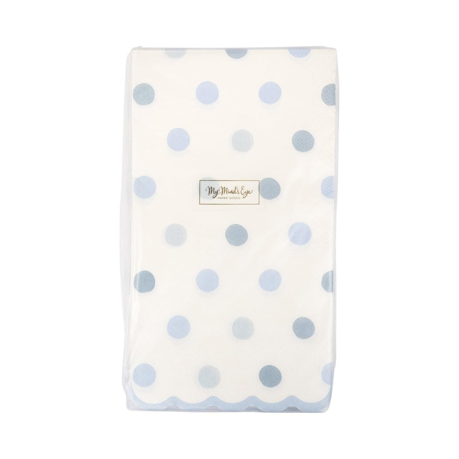 Blue Polka Dot Napkins 24ct - Stesha Party