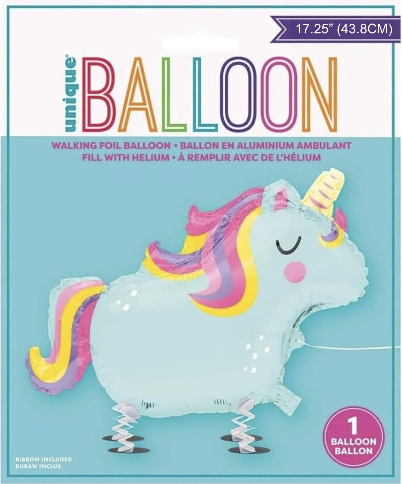 Blue Walking Unicorn Balloon - Stesha Party
