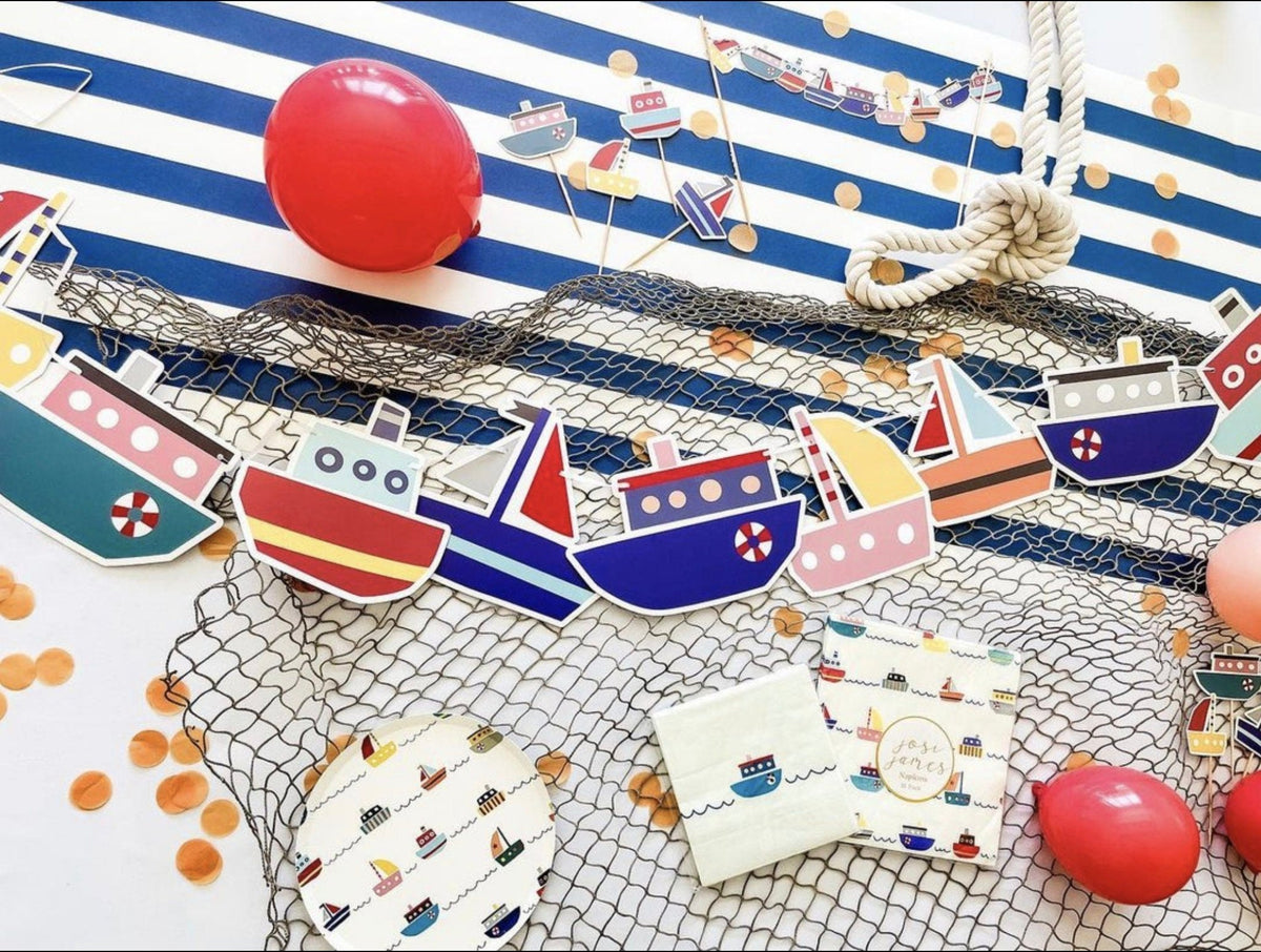 Boat Party Napkins 16ct - Stesha Party