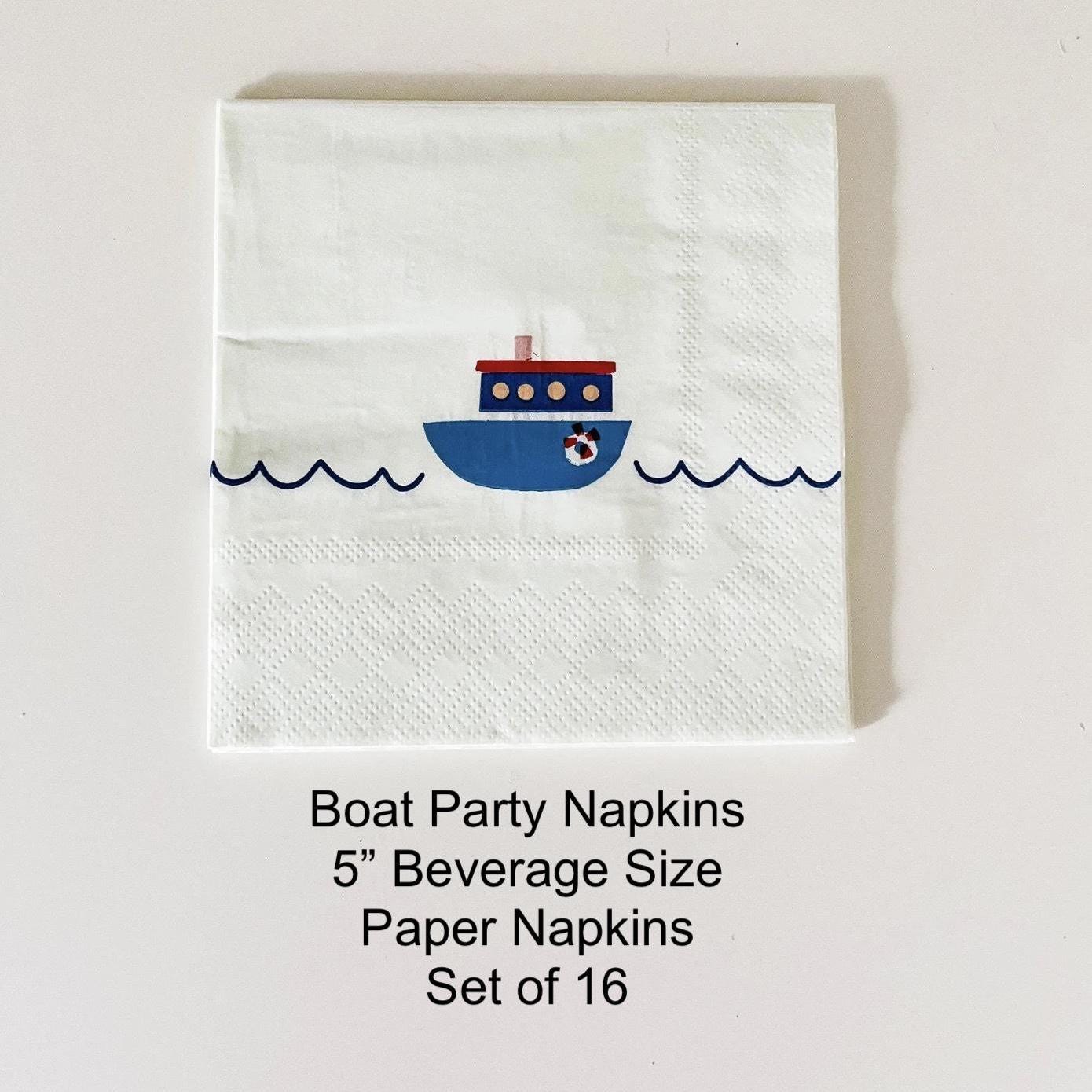 Boat Party Napkins 16ct - Stesha Party