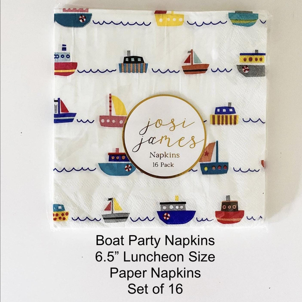 Boat Party Napkins 16ct - Stesha Party