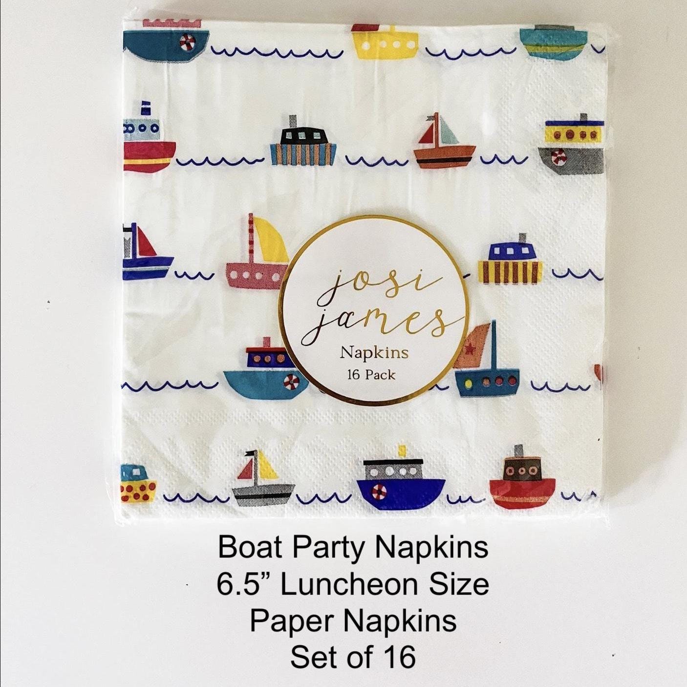 Boat Party Napkins 16ct - Stesha Party